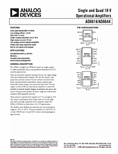 DataSheet AD8614 pdf